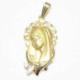 MEDALLAS ORO AMARILLO PIEDRA