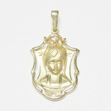 MEDALLAS ORO AMARILLO PIEDRA