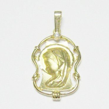 MEDALLAS ORO AMARILLO PIEDRA