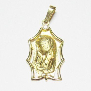MEDALLAS ORO AMARILLO PIEDRA