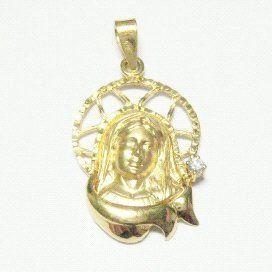 MEDALLAS ORO AMARILLO PIEDRA