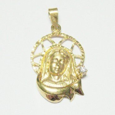 MEDALLAS ORO AMARILLO PIEDRA
