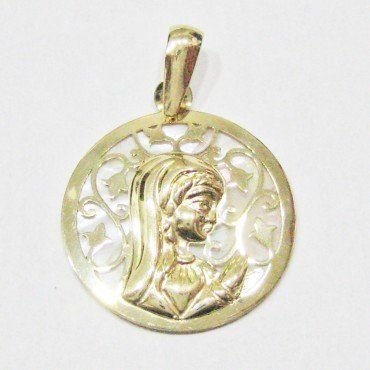 MEDALLAS ORO AMARILLO PIEDRA
