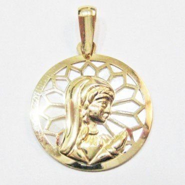 MEDALLAS ORO AMARILLO PIEDRA