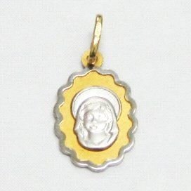 MEDALLAS ORO BICOLOR