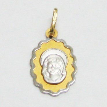 MEDALLAS ORO BICOLOR