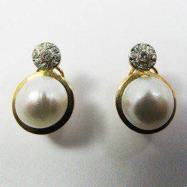 PENDIENTES BICOLOR PERLA JAPONESA