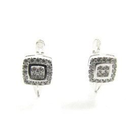 PENDIENTES NIÑA ORO BLANCO PIEDRA