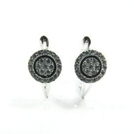 PENDIENTES NIÑA ORO BLANCO PIEDRA