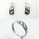 SORTIJA Y PENDIENTES ORO BLANCO PIEDRA