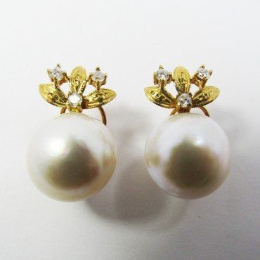 PENDIENTES AMARILLO PERLA JAPONESA