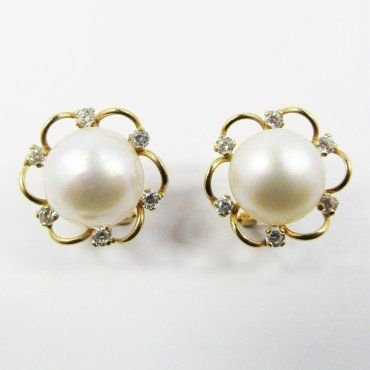 PENDIENTES AMARILLO PERLA JAPONESA