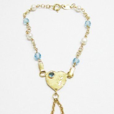 PULSERAS NIÑA ORO AMARILLO DEDO