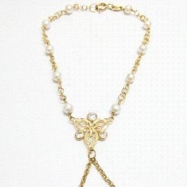 PULSERAS NIÑA ORO AMARILLO DEDO