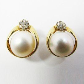 PENDIENTES AMARILLO PERLA JAPONESA