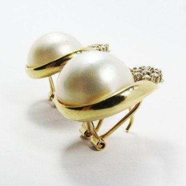 PENDIENTES AMARILLO PERLA JAPONESA