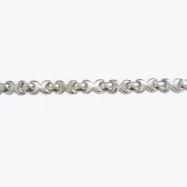 PULSERA SRA. ORO BLANCO ITALIANA LISA