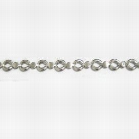 PULSERA SRA. ORO BLANCO ITALIANA LISA
