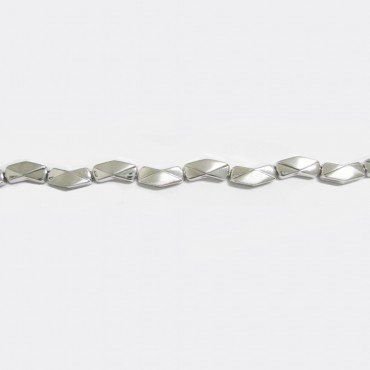 PULSERA SRA. ORO BLANCO ITALIANA LISA