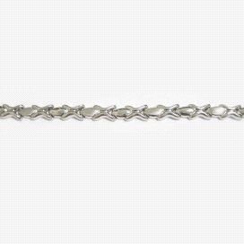 PULSERA SRA. ORO BLANCO ITALIANA LISA
