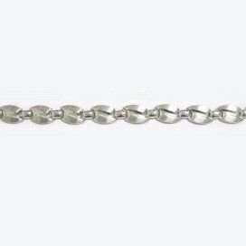 PULSERA SRA. ORO BLANCO ITALIANA LISA