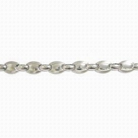 PULSERA SRA. ORO BLANCO ITALIANA LISA