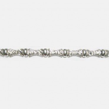 PULSERA SRA. ORO BLANCO ITALIANA LISA