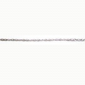 PULSERA SRA. ORO BLANCO ITALIANA LISA