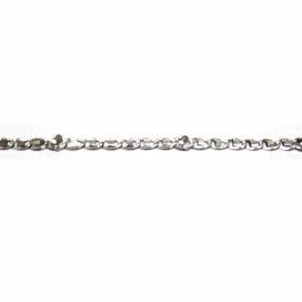 PULSERA SRA. ORO BLANCO ITALIANA LISA