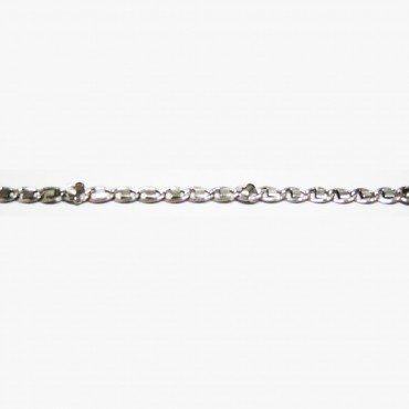 PULSERA SRA. ORO BLANCO ITALIANA LISA