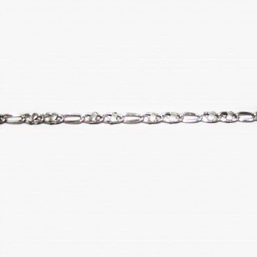 PULSERA SRA. ORO BLANCO ITALIANA LISA