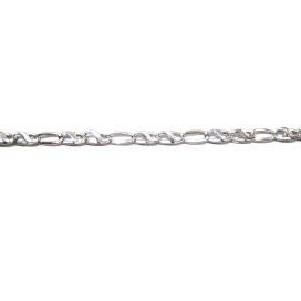 PULSERA SRA. ORO BLANCO ITALIANA LISA