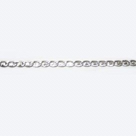 PULSERA SRA. ORO BLANCO ITALIANA LISA