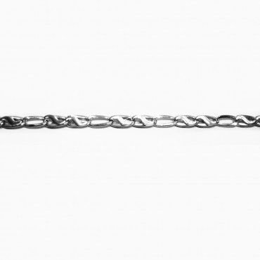 PULSERA SRA. ORO BLANCO ITALIANA LISA