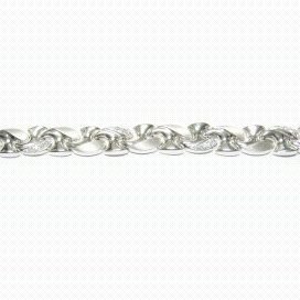 PULSERA SRA. ORO BLANCO ITALIANO PIEDRA