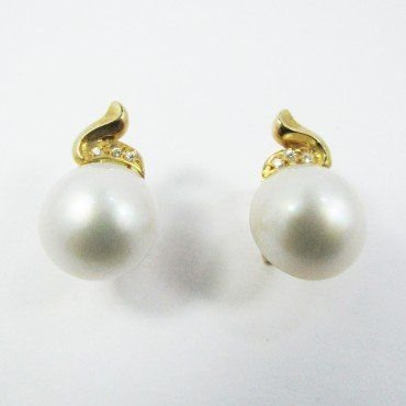 PENDIENTES AMARILLO PERLA JAPONESA