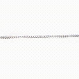 PULSERA SRA. ORO BLANCO PIEDRA