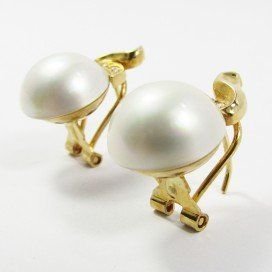 PENDIENTES AMARILLO PERLA JAPONESA