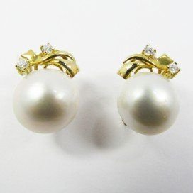 PENDIENTES AMARILLO PERLA JAPONESA