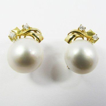 PENDIENTES AMARILLO PERLA JAPONESA