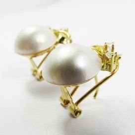 PENDIENTES AMARILLO PERLA JAPONESA