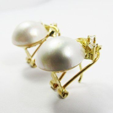 PENDIENTES AMARILLO PERLA JAPONESA