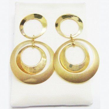 PENDIENTES ORO AMARILLO LARGOS