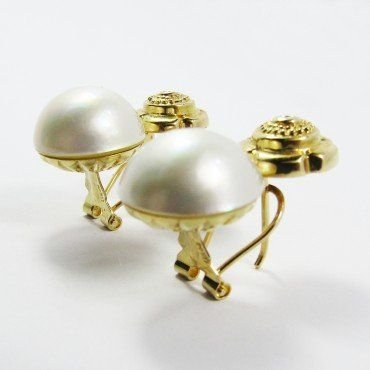 PENDIENTES AMARILLO PERLA JAPONESA