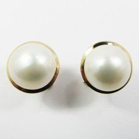 PENDIENTES AMARILLO PERLA JAPONESA