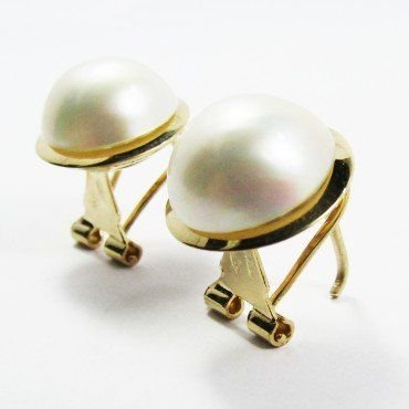 PENDIENTES AMARILLO PERLA JAPONESA