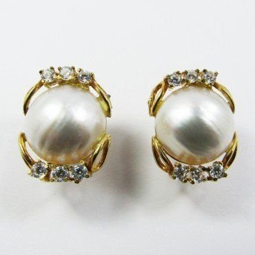 PENDIENTES AMARILLO PERLA JAPONESA