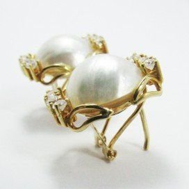 PENDIENTES AMARILLO PERLA JAPONESA