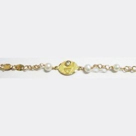 PULSERAS NIÑA ORO AMARILLO NIÑA COMUNION