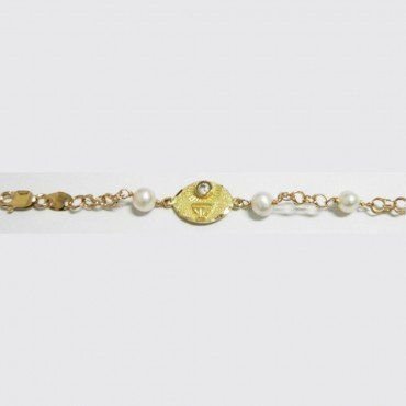 PULSERAS NIÑA ORO AMARILLO NIÑA COMUNION
